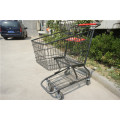 American Style Metal Wire Supermarket Shopping Trolley